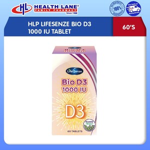HLP LIFESENZE BIO D3 1000 IU TABLET 60'S